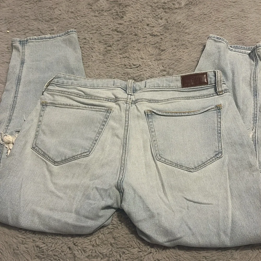 LOW RISE BOYFRIEND RIPPED JEANS - Picture 6 of 6